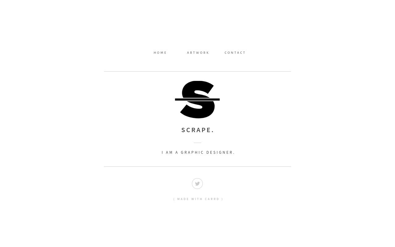 Carrd profile picture for @scrape